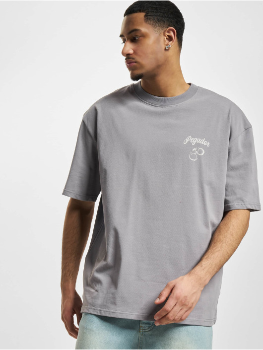 PEGADOR T-Shirt Skena Oversized gris