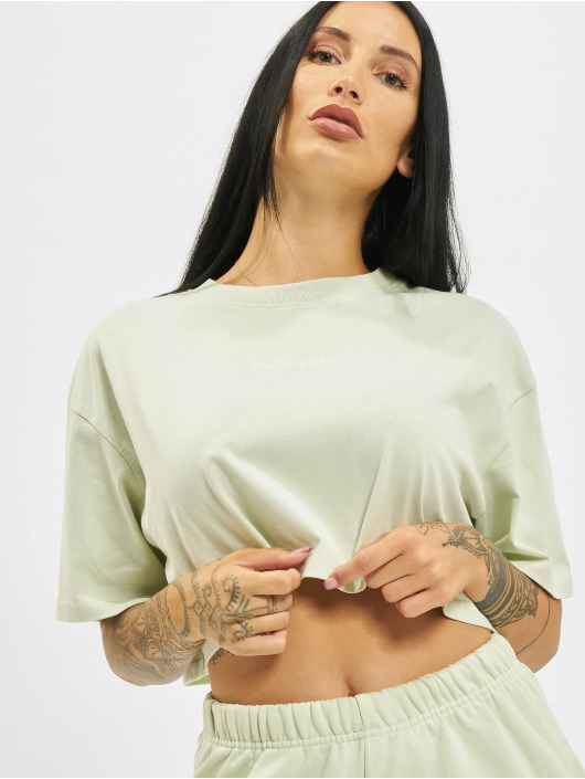 PEGADOR t-shirt Layla Oversized Cropped groen