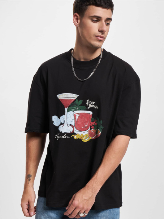 PEGADOR T-Shirt Shuter Oversized noir