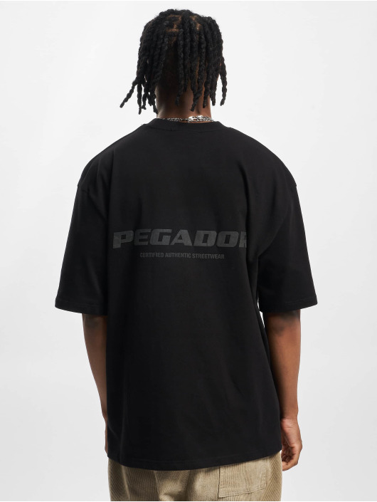 PEGADOR T-Shirt Colne Logo Oversized noir