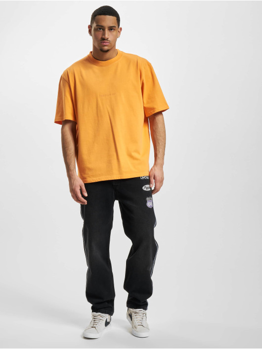 PEGADOR t-shirt Colne Logo Oversized Vintage oranje