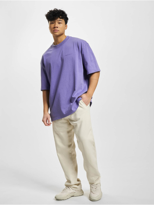 PEGADOR T-Shirt Logo Oversized Tee Vintage Washed Magic Violet Gum pourpre