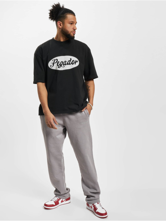 PEGADOR T-Shirt West Oversized Vintage schwarz