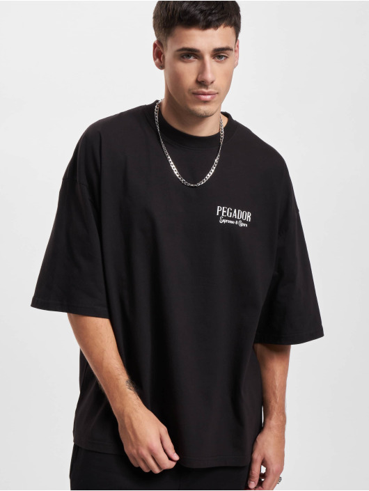 PEGADOR T-shirt Racoon Boxy svart