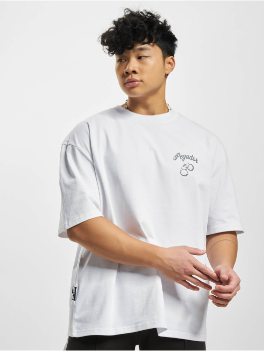 PEGADOR T-Shirt Skena Oversized weiß
