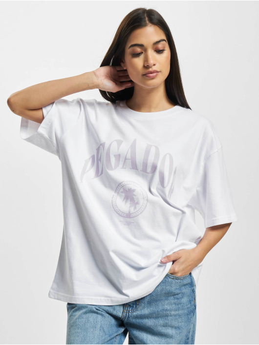PEGADOR T-Shirt Solan Oversized white