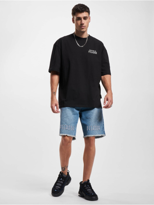 PEGADOR t-shirt Leander Oversized zwart