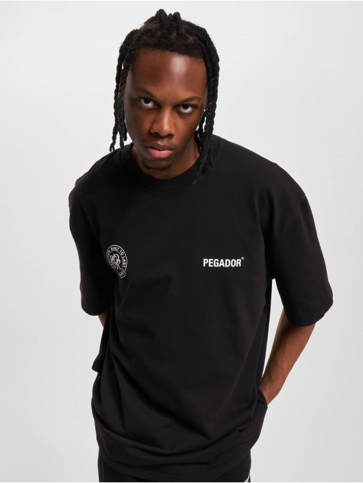 PEGADOR t-shirt Dike Oversized zwart