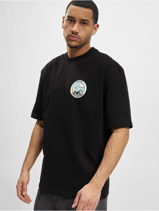 PEGADOR t-shirt Aylmer Oversized zwart