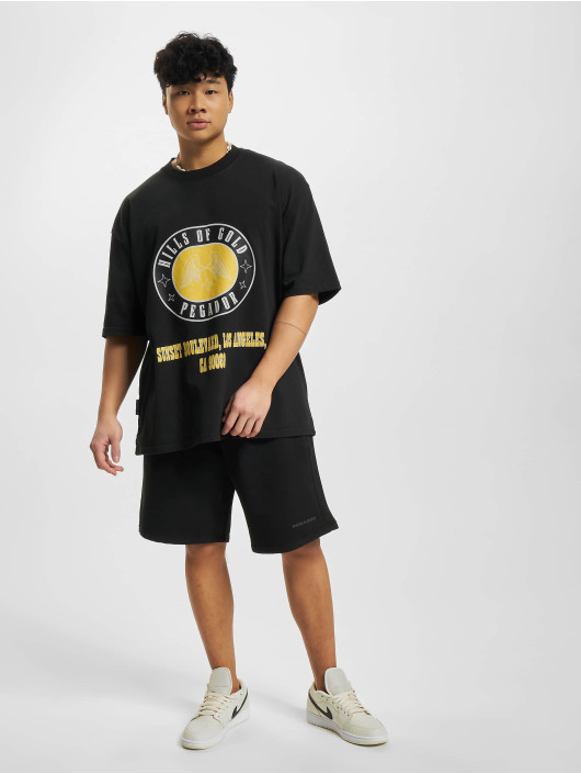 PEGADOR t-shirt Algon Oversized zwart