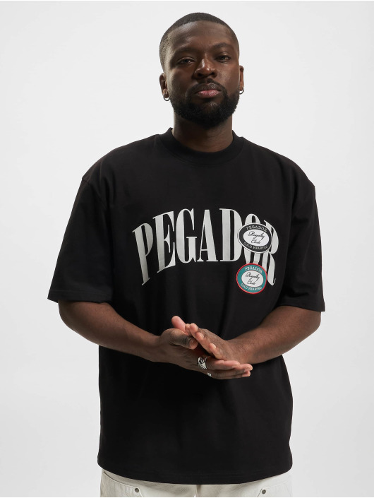 PEGADOR T-Shirty Jarvis Oversized czarny