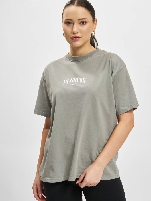 PEGADOR T-skjorter Therese Oversized grå