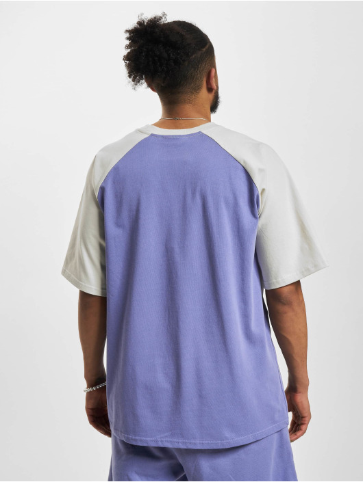 PEGADOR Trika Raglan Oversized Tee Vintage Washed Magic Violet Angels fialový