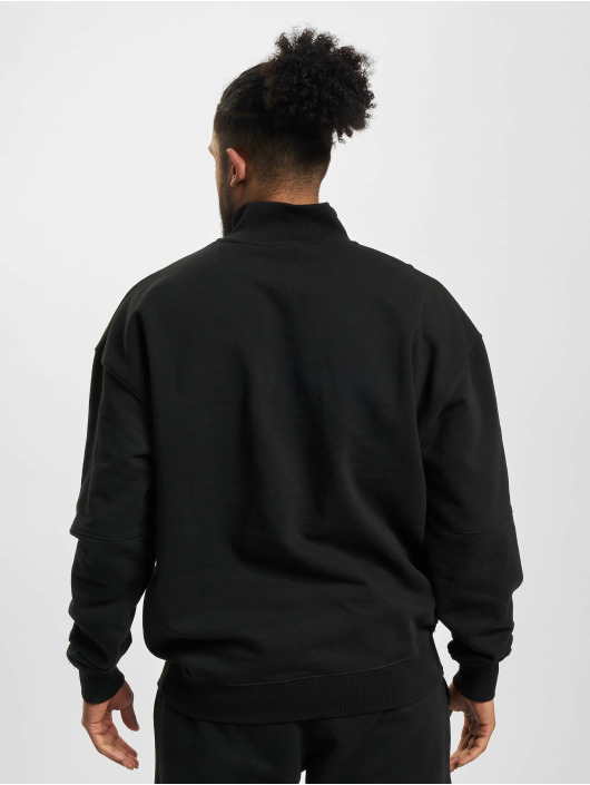 PEGADOR Tröja Logo Oversized Halfzip Vintage svart