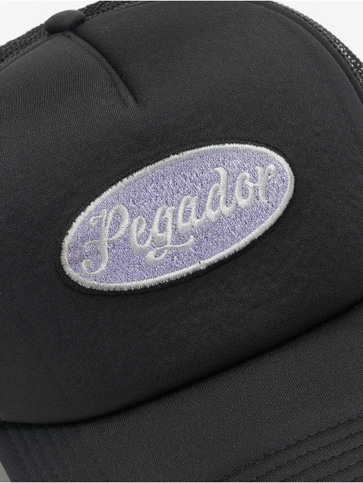 PEGADOR trucker cap West zwart