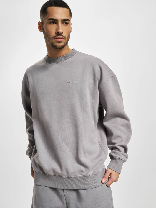PEGADOR trui Logo Oversized Sweater Vintage Washed Dusk Grey Gum grijs
