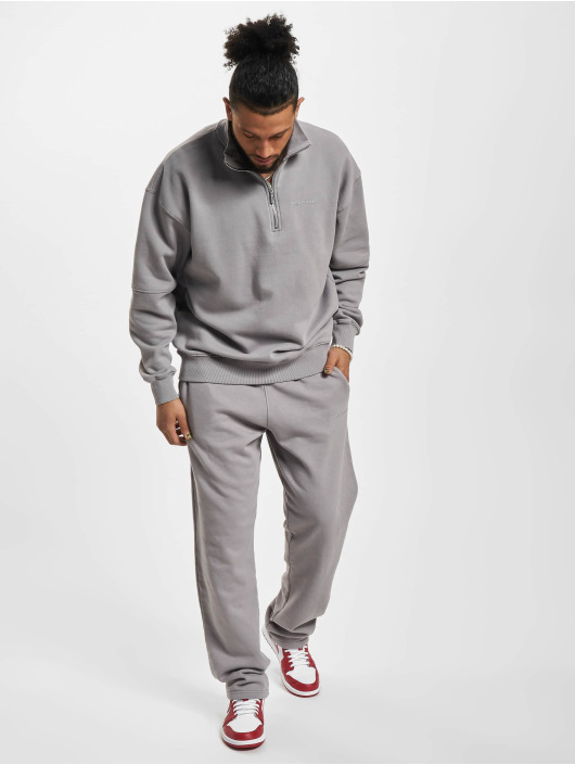 PEGADOR Trøjer Logo Oversized Halfzip grå