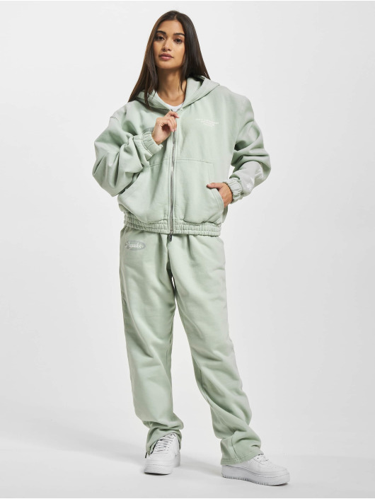PEGADOR Zip Hoodie Hills Cropped grøn
