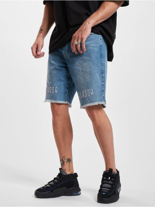 PEGADOR Šortky Elder Jeans modrý