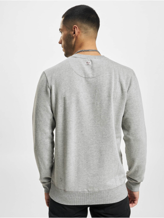 Petrol Industries Pullover Round Neck Print grey