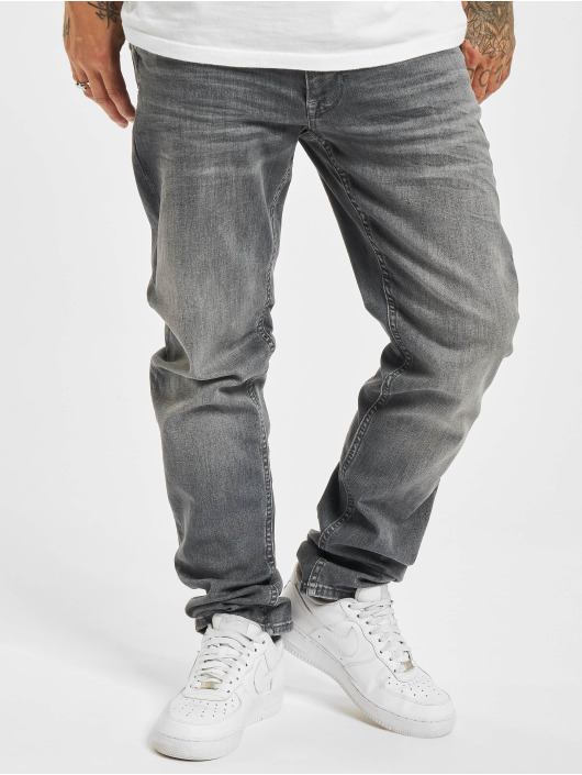 Petrol Industries Straight Fit Jeans Denim Tapered Regular Straight Fit grå