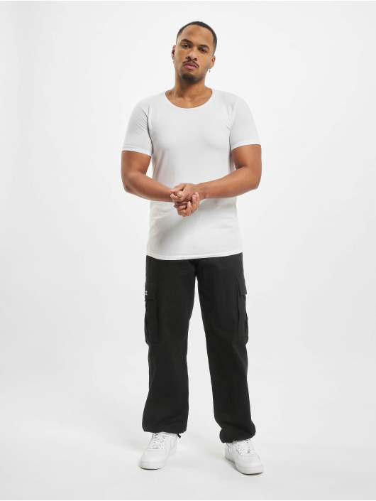 Petrol Industries T-Shirt Bodyfit Basic 2 Pack blanc