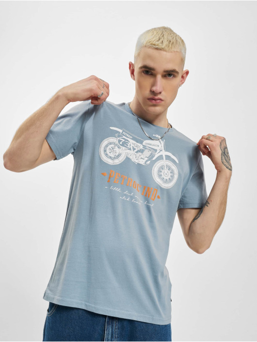 Petrol Industries t-shirt Bike blauw