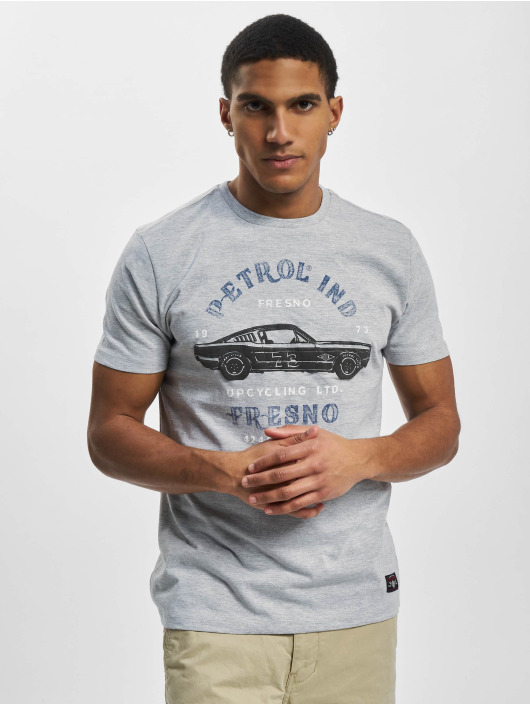 Petrol Industries T-Shirt Car grau