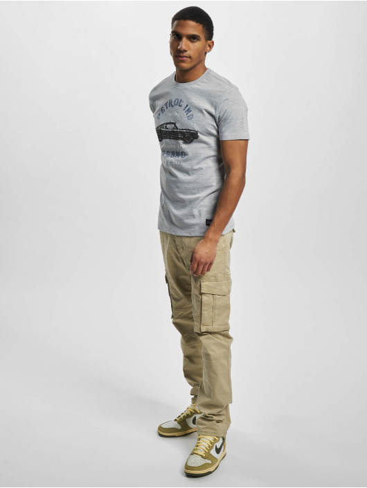 Petrol Industries T-Shirt Car grey