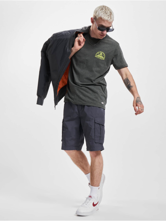 Petrol Industries T-Shirt Classic Print grün