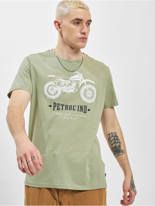 Petrol Industries T-Shirt Bike grün