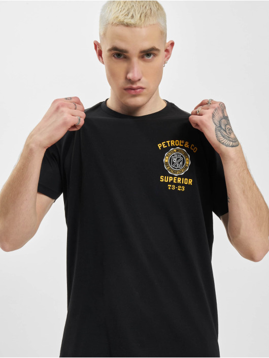 Petrol Industries t-shirt Superior zwart