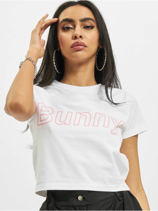 Playboy x DEF T-Shirt Bunny Outline blanc