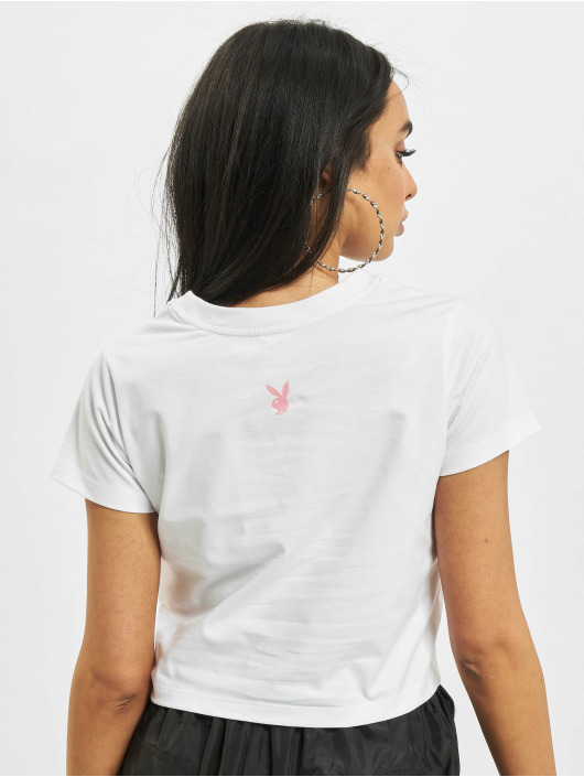 Playboy x DEF T-Shirt Bunny Outline blanc