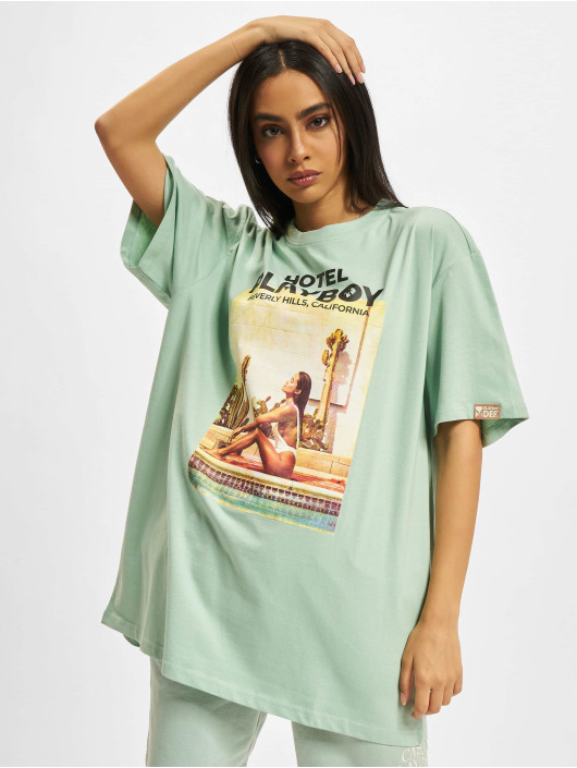 Playboy x DEF T-shirt Poolside grön