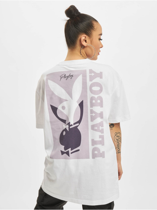 Playboy x DEF T-Shirt Your Life Your Pleasure weiß