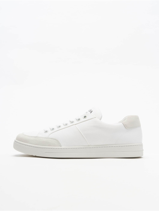 Prada Herren Sneaker Garbadine Scam In Weiss