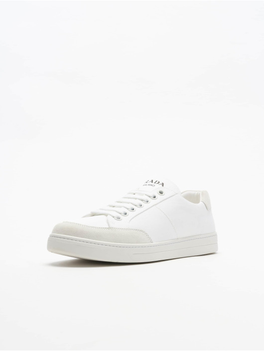 Prada Herren Sneaker Garbadine Scam In Weiss