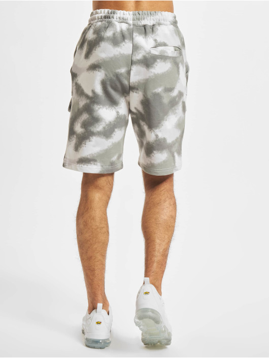 Project X Paris Shorts Abstract Camouflage grau