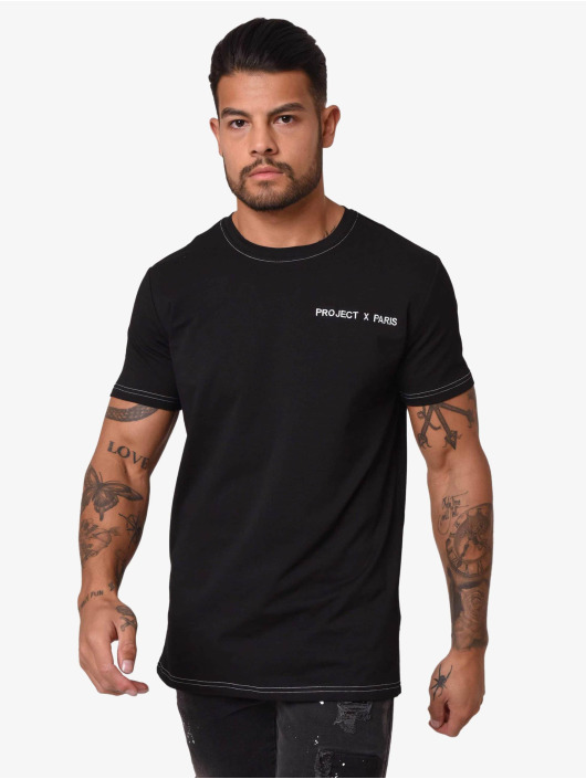 Project X Paris T-Shirt Contrast Collar black