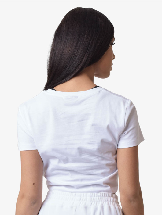 Project X Paris T-Shirt Contrast Piping Crop white