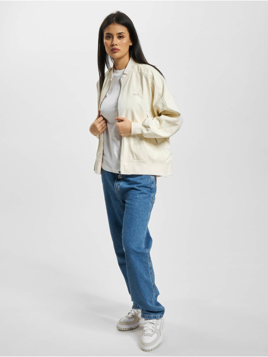 Puma Bomberjack T7 Oversized Faux Leather beige