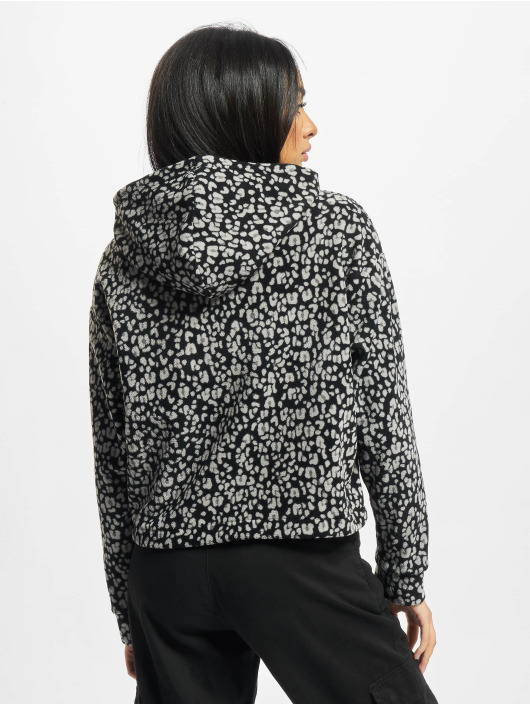 Puma Hoodie Winterized All Over Print Cropped black