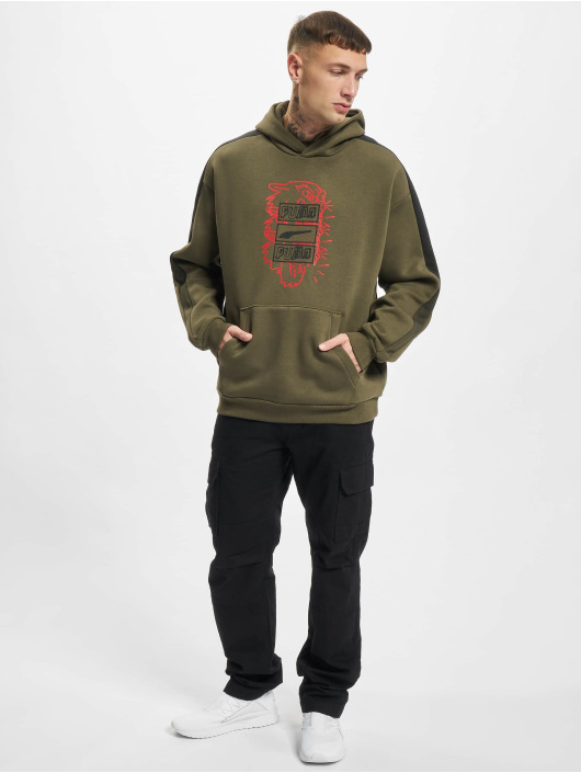 Puma Hoody Between The Lines T7 olive