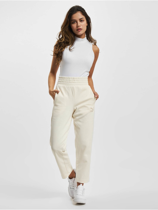 Puma Pantalón deportivo T7 High Waist blanco