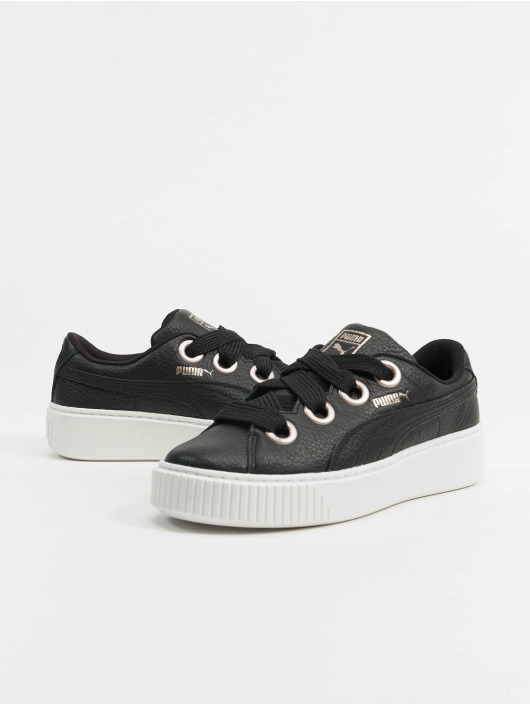 Puma Snejkry Platform Kiss Lea W čern