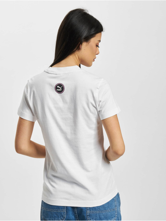 Puma T-Shirt Swxp Graphic blanc