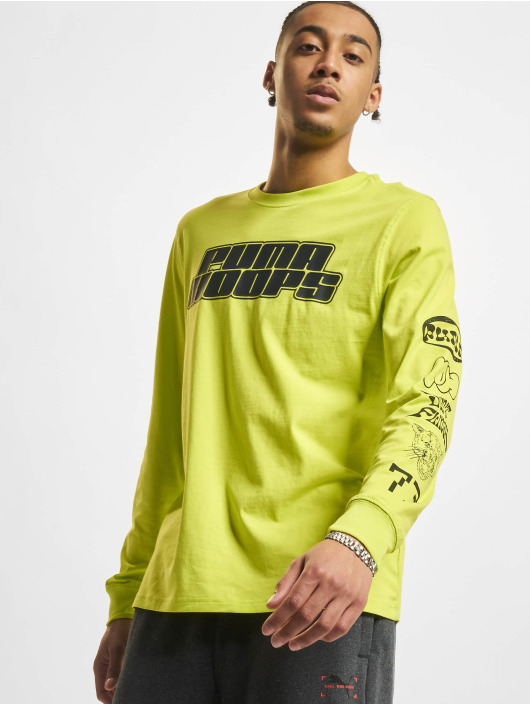 Puma T-Shirt manches longues Qualifier jaune