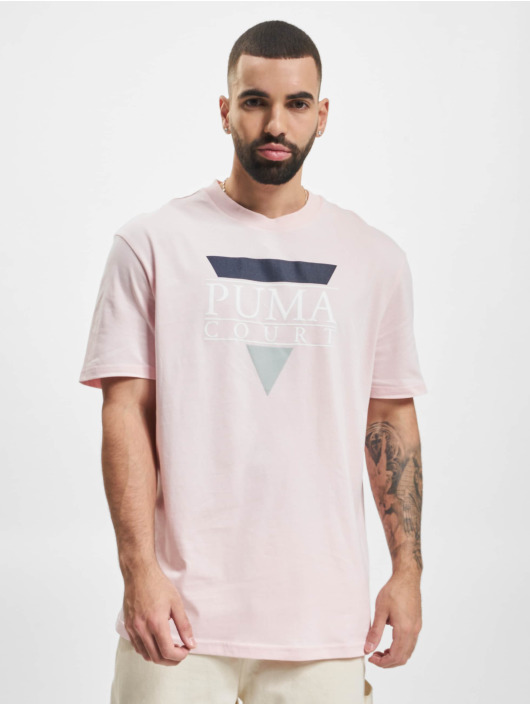 Puma T-Shirt Tennis Club Graphic pink