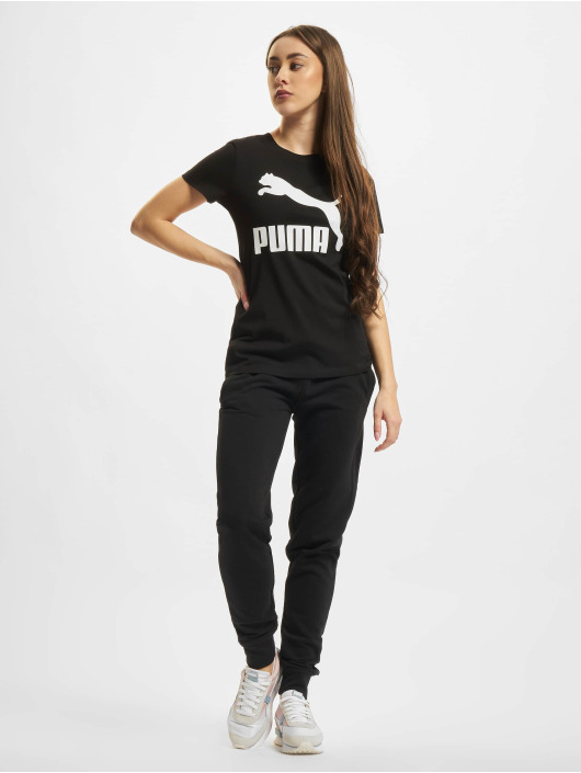 Puma T-Shirt Classics Logo schwarz